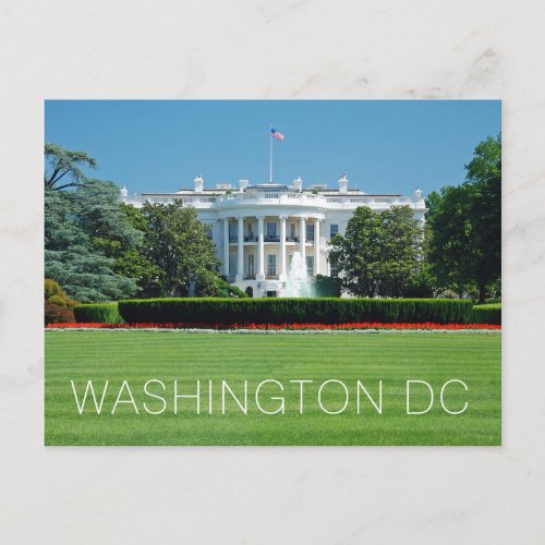 Washington DC White House Postcard