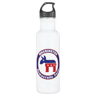 Washington Democratic Party Stainless Steel Water Bottle