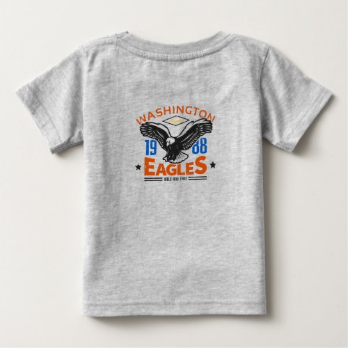 Washington Eagles 1988 Vintage Eagle Baby T-Shirt