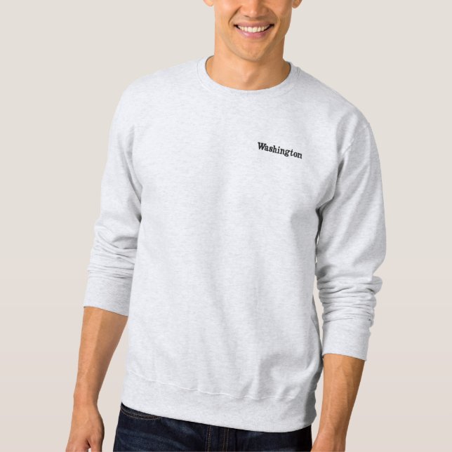 Washington Embroidered Sweatshirt (Front)