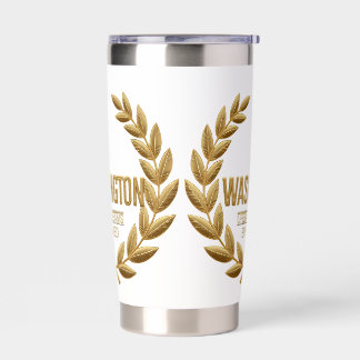 Washington Embroidery Heat Changing Mug Insulated Tumbler