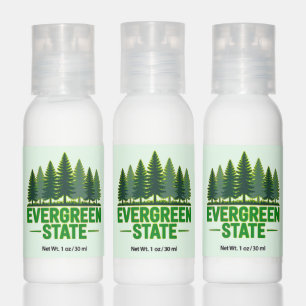 Washington Evergreen State Forest Nature Aesthetic Hand Lotion