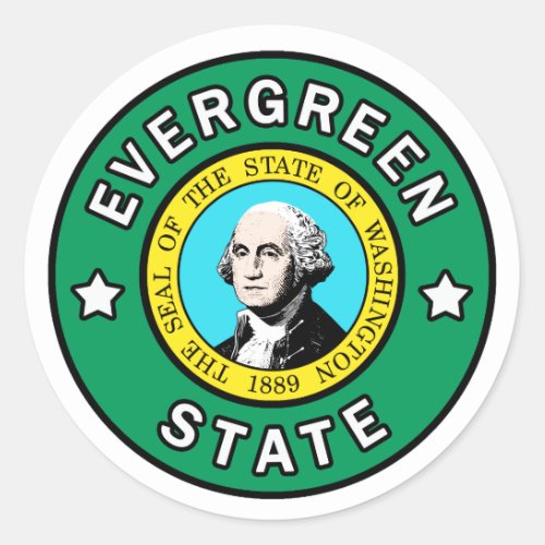 Washington Evergreen State sticker