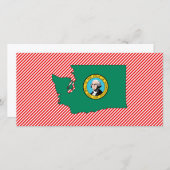 Washington Flag Map (Front/Back)