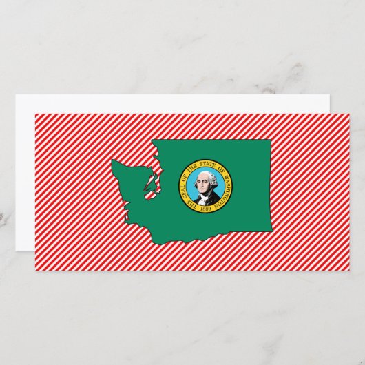 Washington Flag Map (Front/Back)