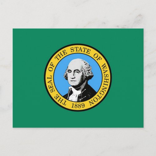 Washington Flag Postcard