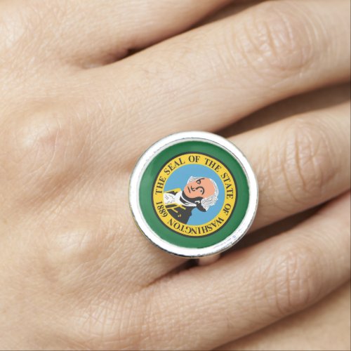 Washington flag ring