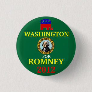 Washington for Romney 2012 Button