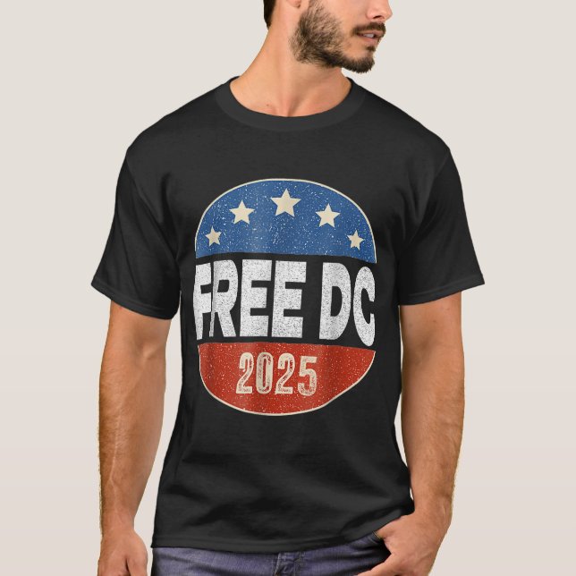 Washington Free Dc Free Dc Washington  T-Shirt (Front)