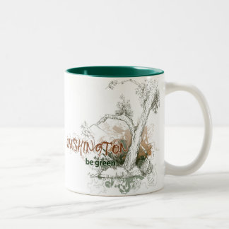 Washington Green Tree Mug