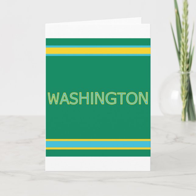 Washington Greeting Card (Front)