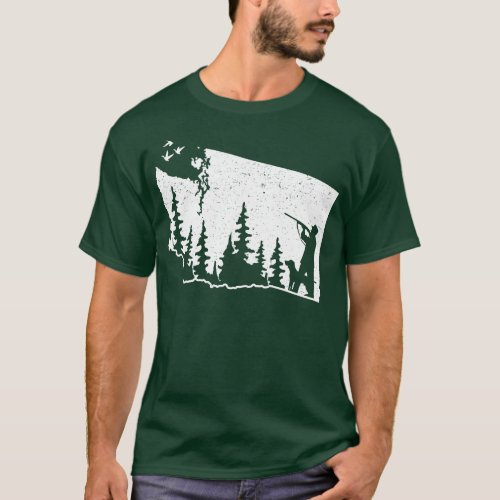Washington Hunting Duck 1 T_Shirt
