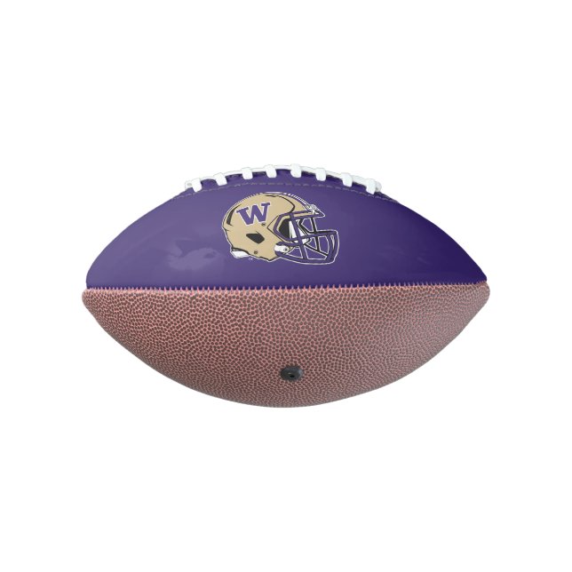 Washington Huskies Football Helmet Design (Rotated 270)