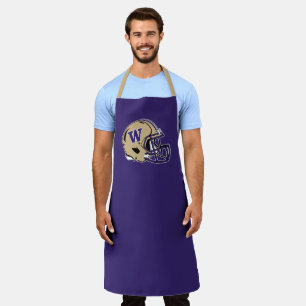 Washington Huskies Football Helmet Design Apron