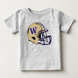 Washington Huskies Football Helmet Design Baby T-Shirt