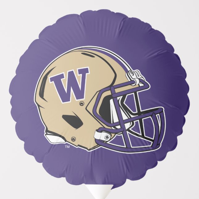 Washington Huskies Football Helmet Design Balloon (Front)