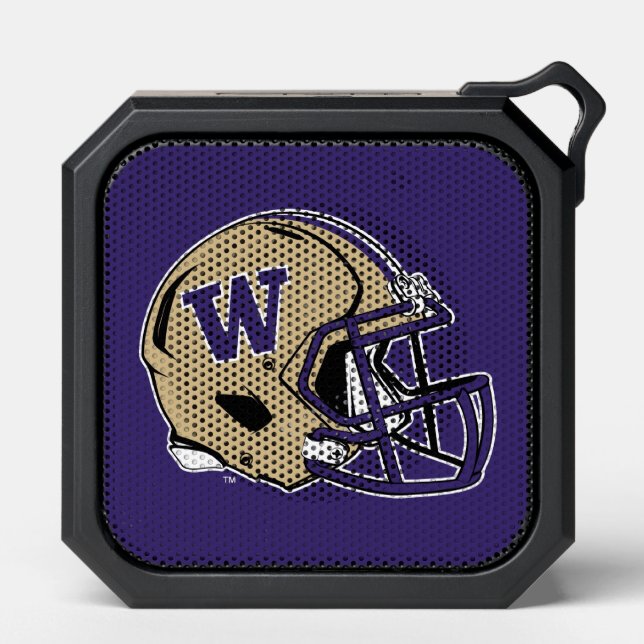 Washington Huskies Football Helmet Design Bluetooth Speaker (Front)