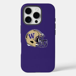 Washington Huskies Football Helmet Design iPhone 16 Pro Case
