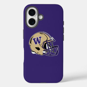 Washington Huskies Football Helmet Design iPhone 16 Case