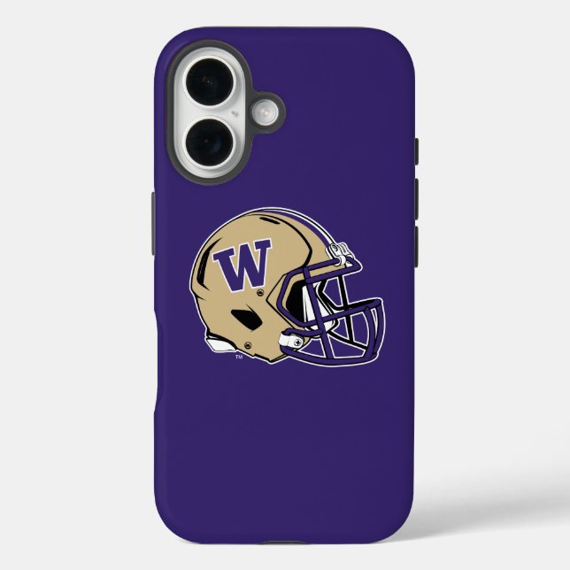 Washington Huskies Football Helmet Design Case-Mate iPhone Case (Back)