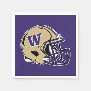 Washington Huskies Football Helmet Design Napkins