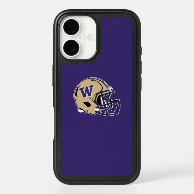 Washington Huskies Football Helmet Design Otterbox iPhone Case (Back)