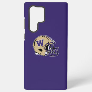 Washington Huskies Football Helmet Design Samsung Galaxy S22 Ultra Case