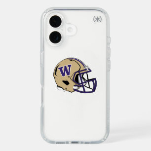 Washington Huskies Football Helmet Design iPhone 16 Case