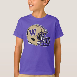 Washington Huskies Football Helmet Design T-Shirt