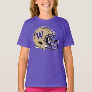 Washington Huskies Football Helmet Design T-Shirt