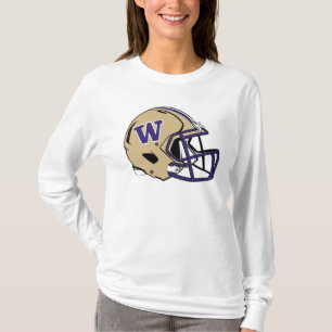 Washington Huskies Football Helmet Design T-Shirt