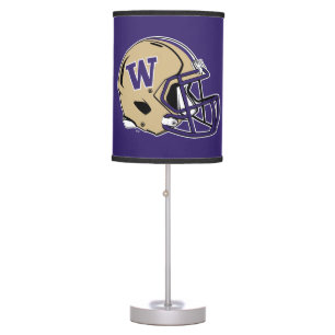 Washington Huskies Football Helmet Design Table Lamp