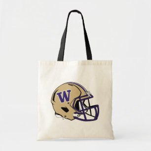 Washington Huskies Football Helmet Design Tote Bag