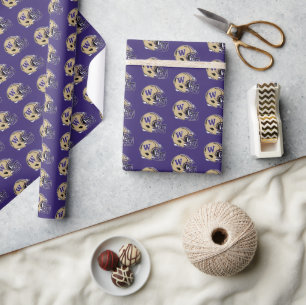 Washington Huskies Football Helmet Design Wrapping Paper