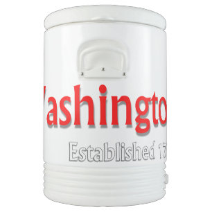 Washington Igloo Beverage Cooler, Ten Gallon Cooler