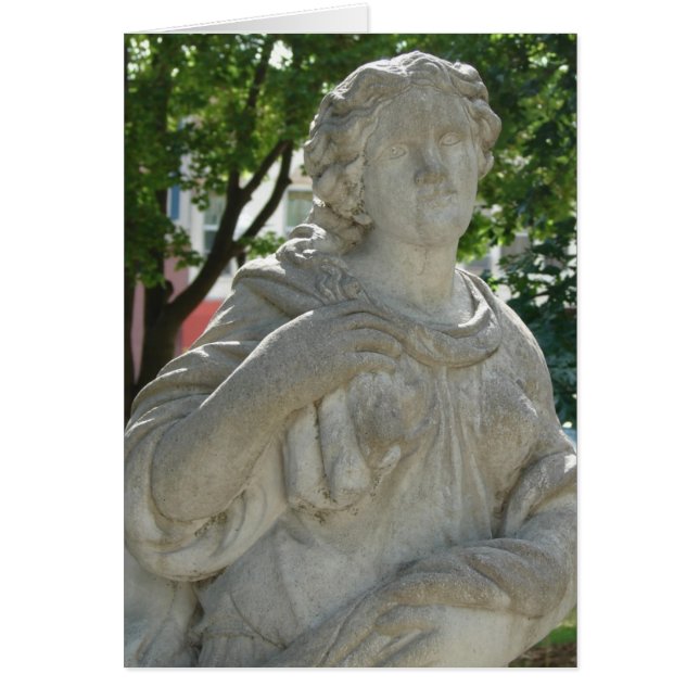 Washington, Iowa Lady in the Park Statue Cards (Front)
