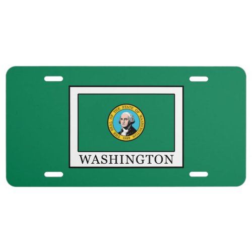 Washington License Plate