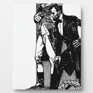 washington lincoln plaque