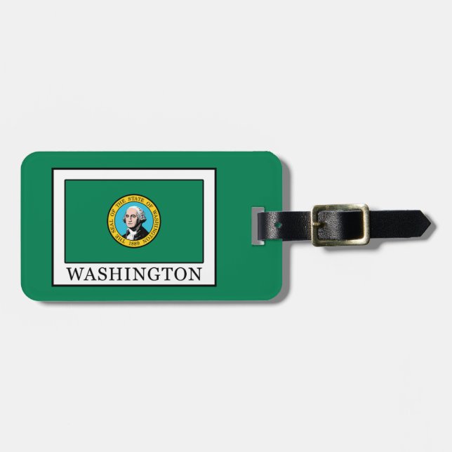 Washington Luggage Tag (Front Horizontal)