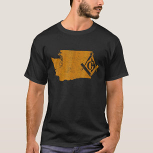 Washington Masons Grand Lodge Freemason Father's D T-Shirt