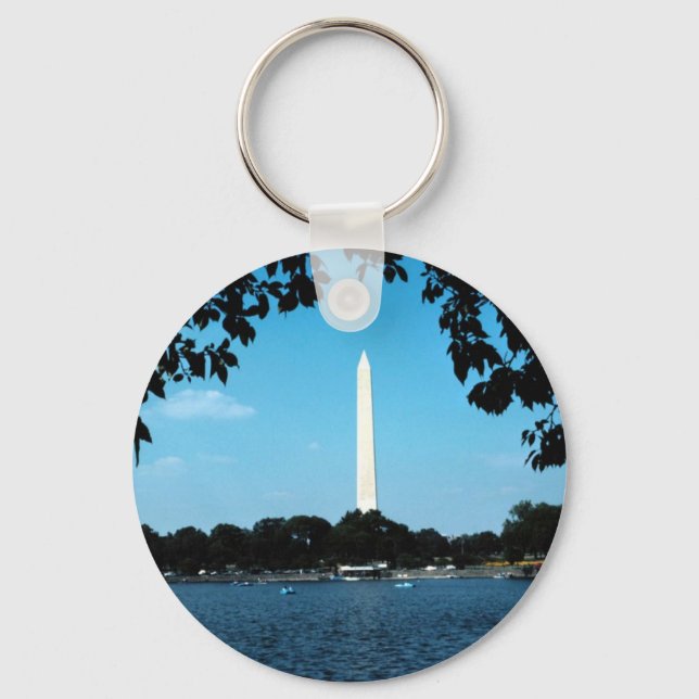 washington memorial,national capital washington dc keychain (Front)