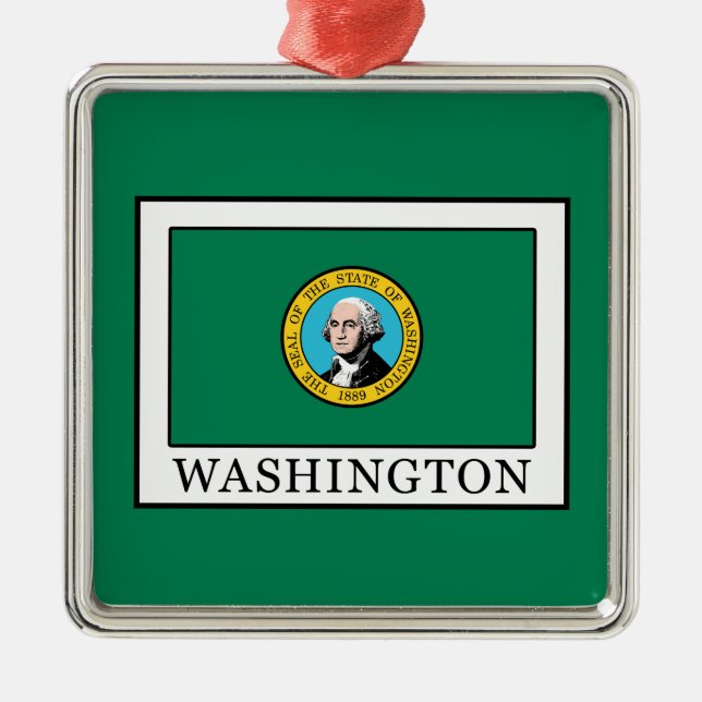 Washington Metal Ornament (Front)