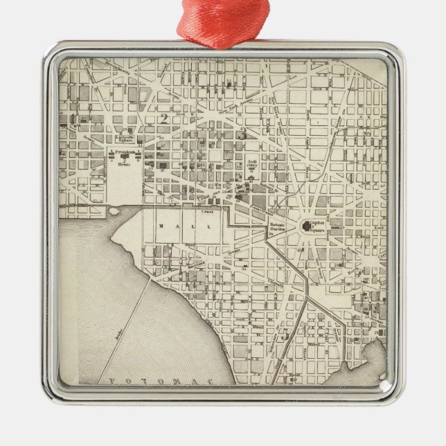 Washington Metal Ornament (Front)