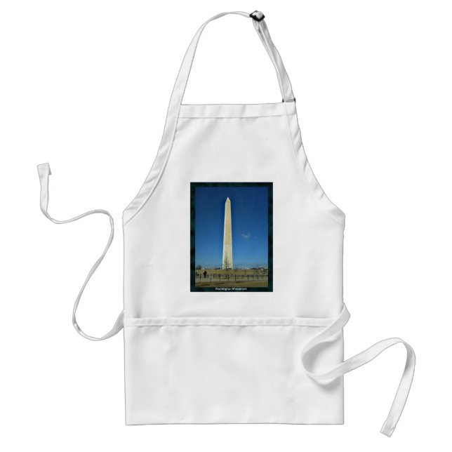 Washington Monument Adult Apron (Front)