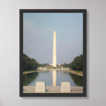 Washington Monument and the Reflecting Pool Poster