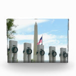 Washington Monument and WWII Memorial in DC Acrylic Award