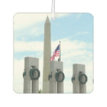 Washington Monument and WWII Memorial in DC Air Freshener