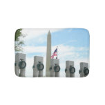 Washington Monument and WWII Memorial in DC Bath Mat