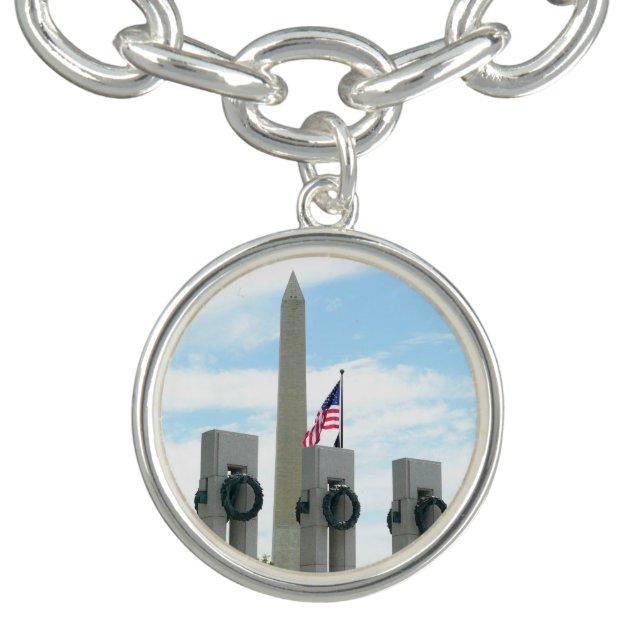 Washington Monument and WWII Memorial in DC Bracelet (Design)