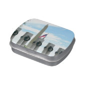 Washington Monument and WWII Memorial in DC Candy Tin (Side)